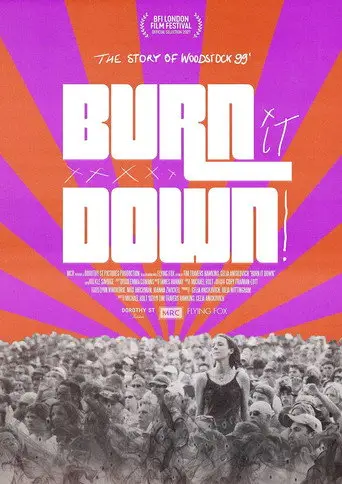 BURN IT DOWN! posteri